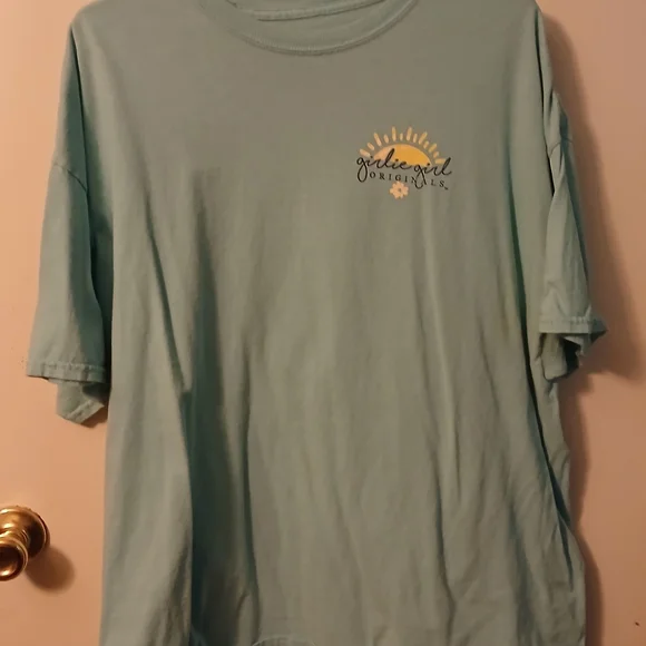 Buckle Up Buttercup! Graphic Tee with Jeep Design - Light Blue - Picture 2 of 4